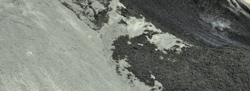 black sand