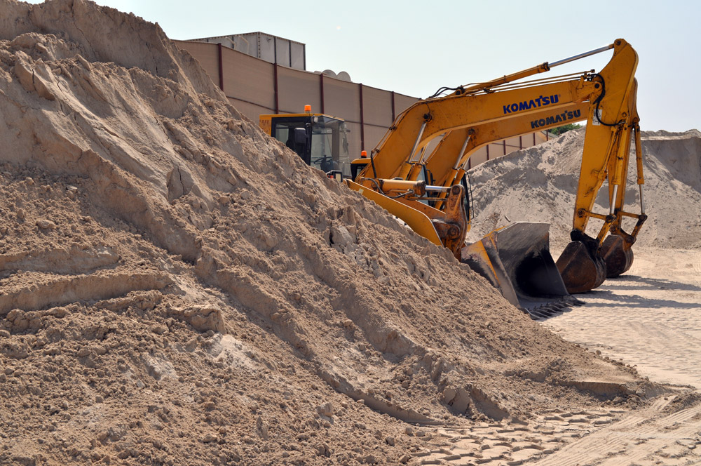Integrated sand, aggregate and transport supply in Dubai