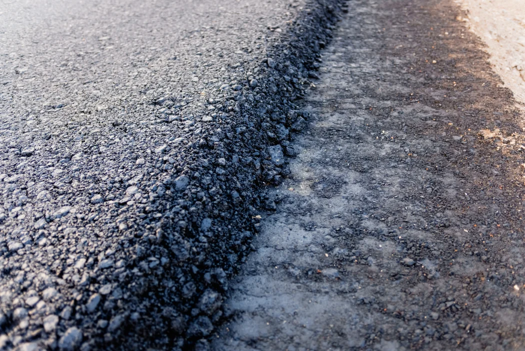 recycled aggregate on road base