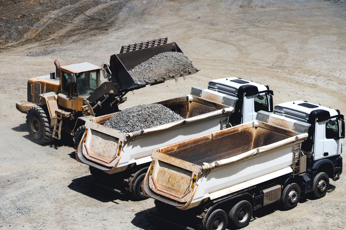 Noor Al Yamama supplying materials and excavation services on a Dubai construction project