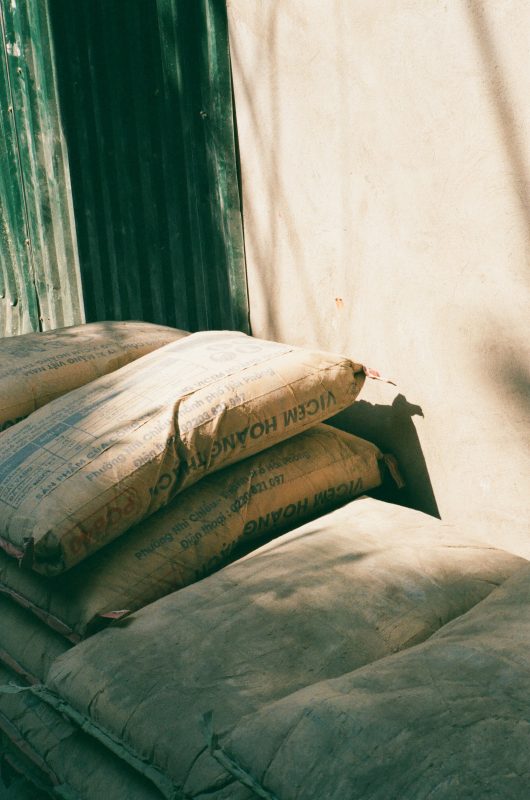 cement bags