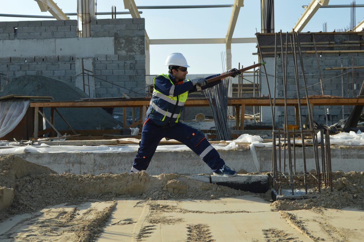 construction worker with PPE