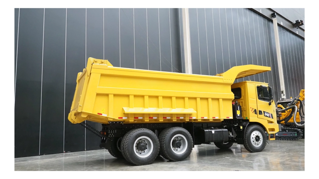 on road dump truck